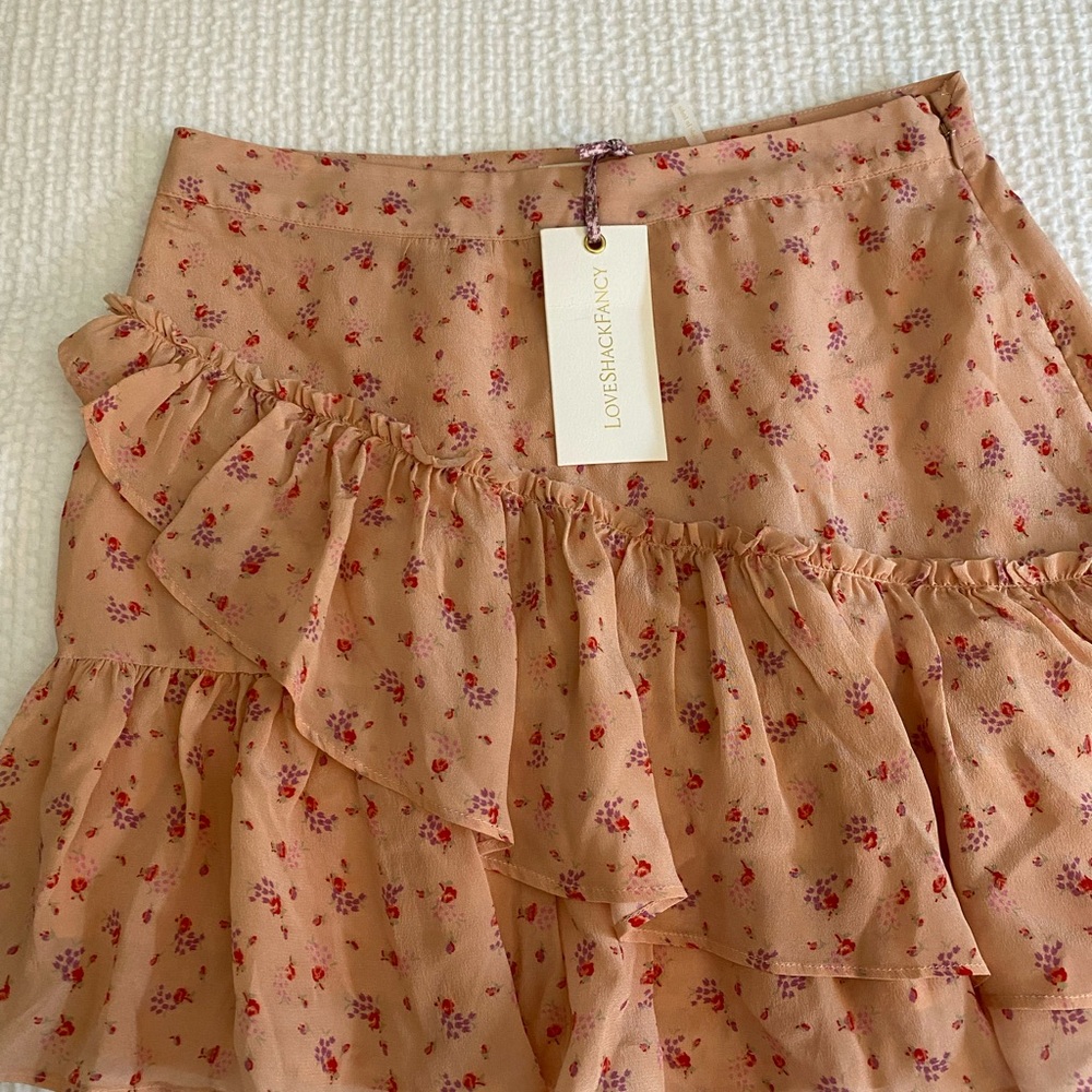 Love Shack Fancy Piper Skirt NWT Size XS